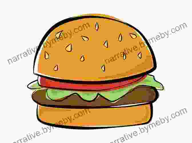 A Child Drawing A Hamburger How To Draw For Kids: Easy Step By Step Drawings For Kids ( Vehicles Food Animals Cute Things And So Much More)