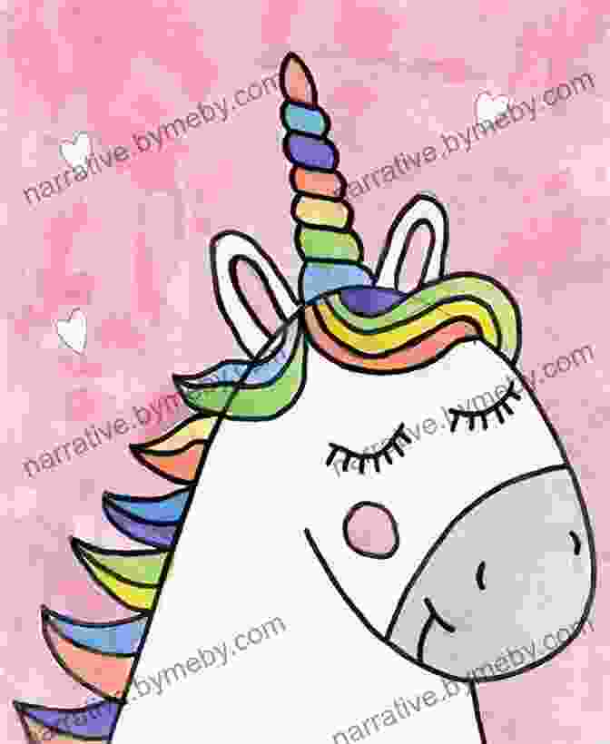 A Child Drawing A Unicorn How To Draw For Kids: Easy Step By Step Drawings For Kids ( Vehicles Food Animals Cute Things And So Much More)