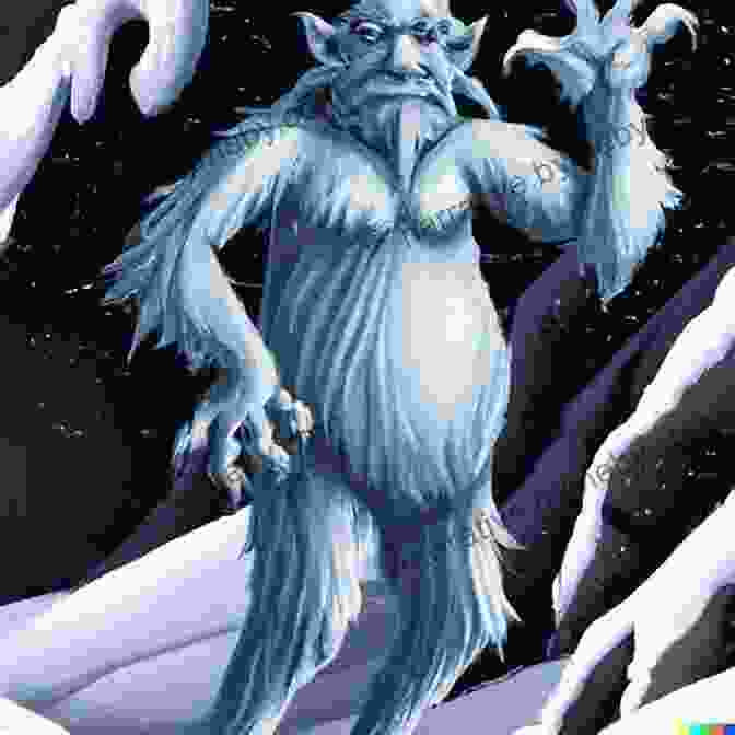 A Fearsome Troll Standing On A Bridge, Its Blue Skin And Sharp Claws Giving It An Intimidating Appearance. Loom Magic Creatures : 25 Awesome Animals And Mythical Beings For A Rainbow Of Critters