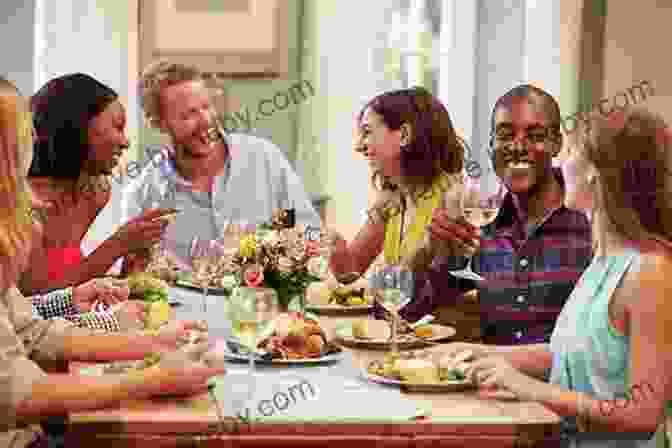 A Group Of People Sitting Around A Table In A Lively Outdoor Market In Italy. Seasons In Basilicata: A Year In A Southern Italian Hill Village