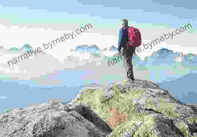 A Hiker Stands On A Mountain Trail, Looking Out At A Stunning View Of Mountains And Valleys. Journeys North: The Pacific Crest Trail