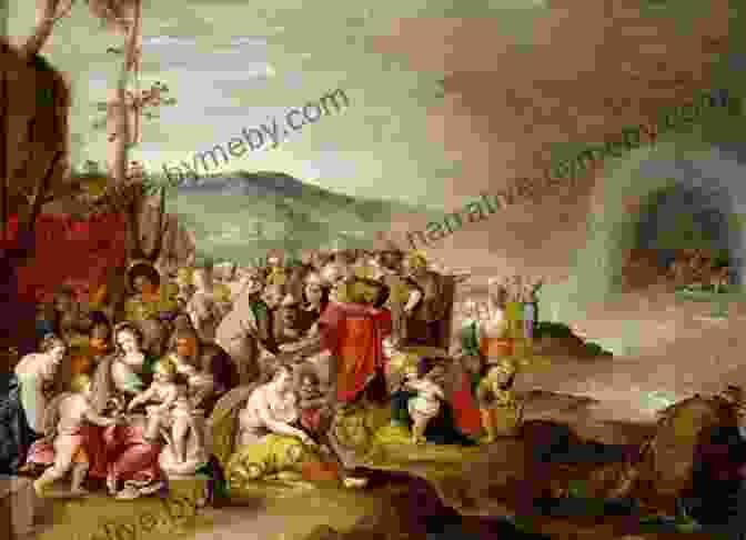 A Painting Depicting The Israelites Crossing The Red Sea Let My People Go Barnaby Phillips