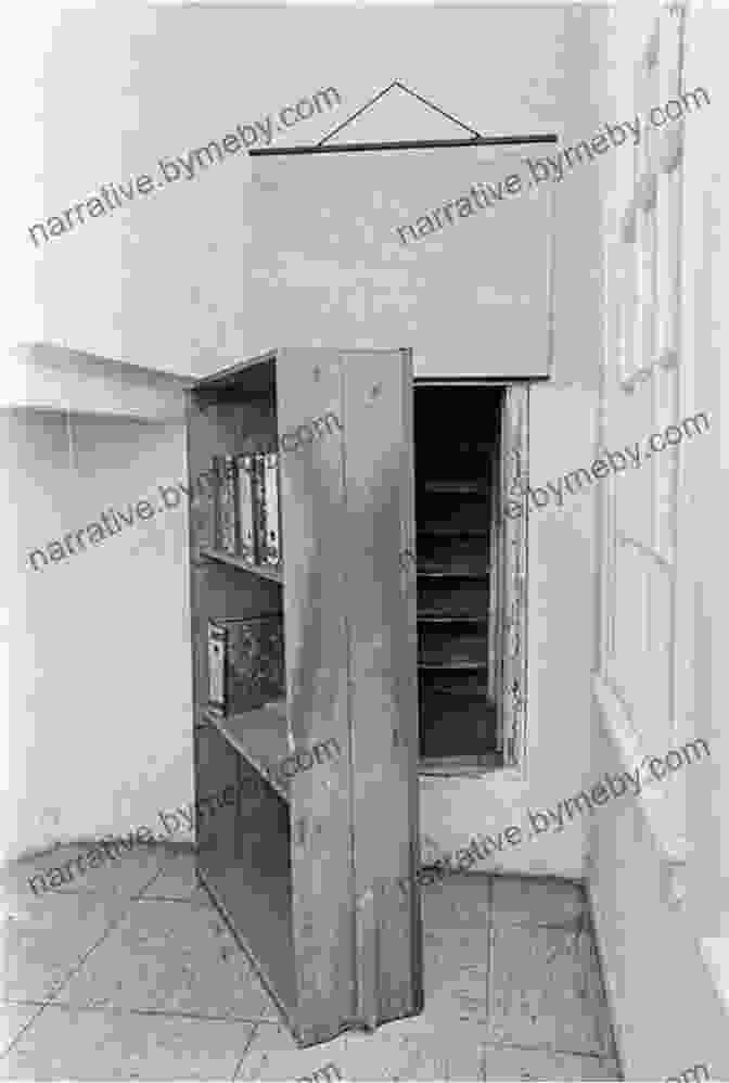 A Photograph Of The Secret Annex Where The Frank Family And Four Other People Hid From The Nazis For Over Two Years. Behind The Bookcase: Miep Gies Anne Frank And The Hiding Place