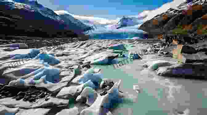 A Stunning Image Of A Glacier Flowing Down A Mountainside, Its Icy Surface Reflecting The Sunlight Kid S Guide To Water Formations Children S Science Nature