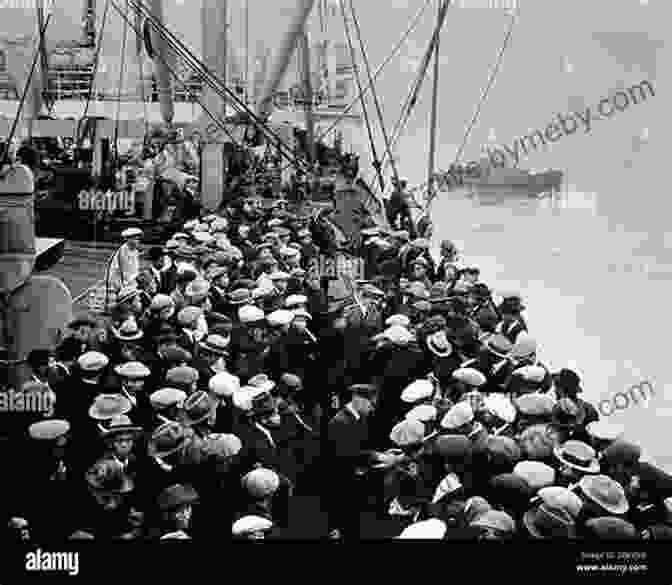 A Throng Of Immigrants Disembarking Ships At Ellis Island National Geographic Readers: Ellis Island