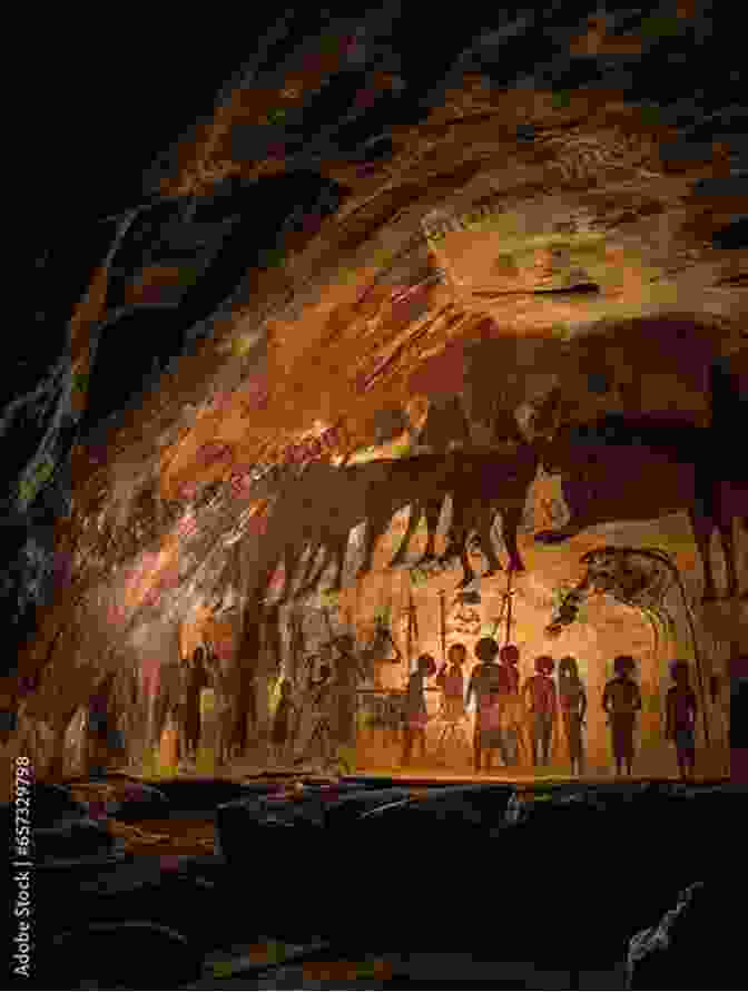 An Ancient Cave Painting Depicting A Mammoth Hunt Masters Of The Planet: The Search For Our Human Origins (MacSci)