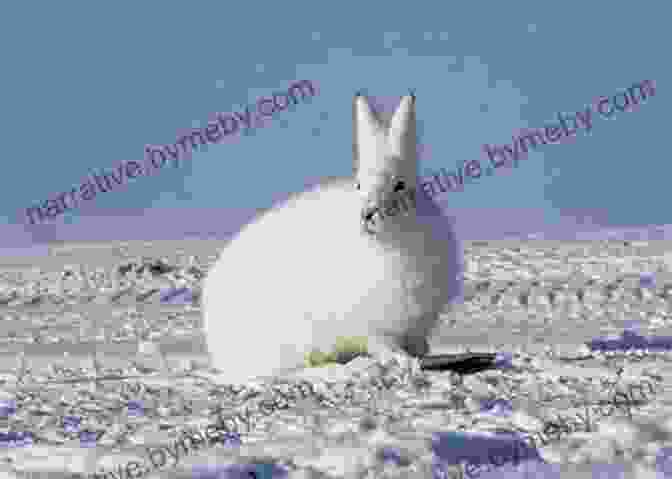 An Arctic Hare, Its White Coat Providing Perfect Camouflage Against The Snowy Backdrop, Hops Across The Frozen Landscape. Animals Of The Arctic Tundra: Polar Region Wildlife: Animal Encyclopedia For Kids (Children S Explore Polar Regions Books)