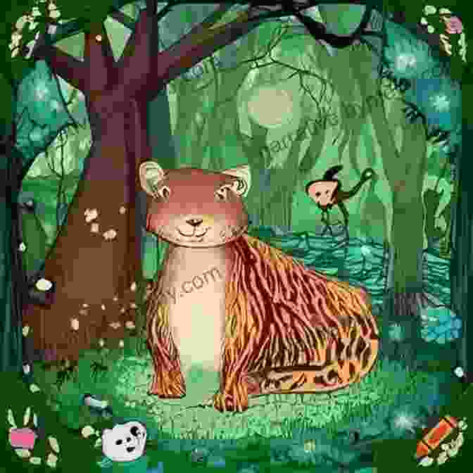 An Illustration Of Talking Animals In A Forest The Magic Palm (Bedtime Stories)