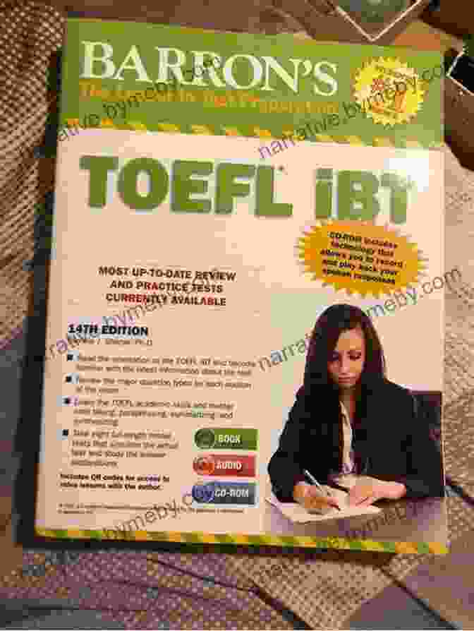 Barron's TOEFL IBT 14th Edition Book Cover Barron S TOEFL IBT Test Of English As A Foreign Language 14th Edition