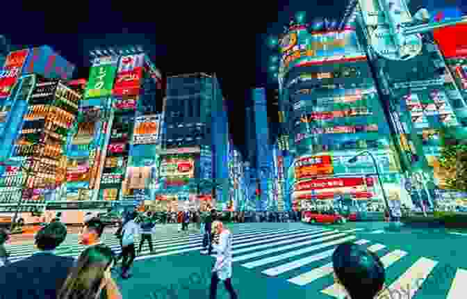 Bustling Tokyo Street Scene With Neon Lights And Skyscrapers CultureShock Tokyo Belinda Jones