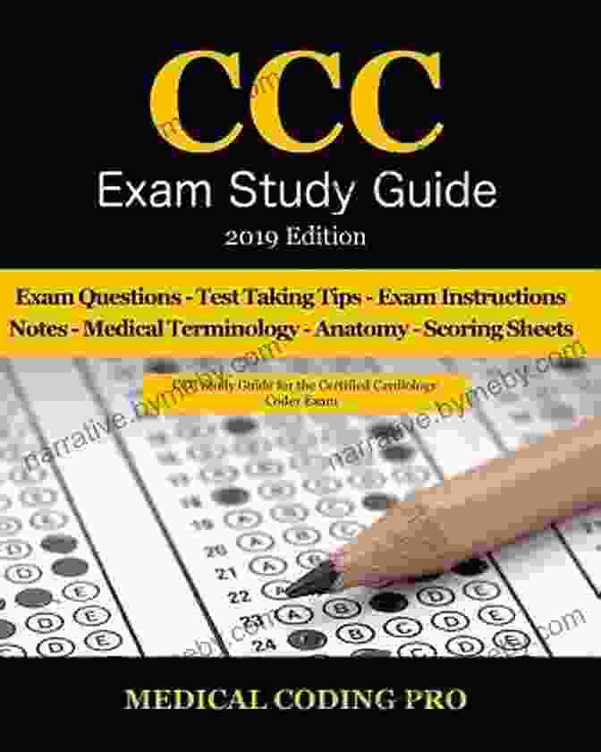 Certified Cardiology Coder Practice Questions Book Cover CCC Exam Study Guide: 150 Certified Cardiology Coder Practice Exam Questions Answers Rationale Tips To Pass The Exam Anatomy Medical Terminology Secrets To Reducing Exam Stress