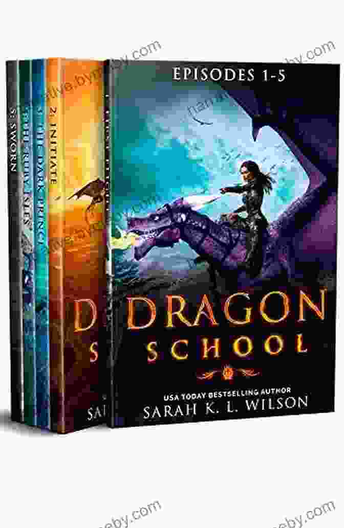 Dragon School Episodes 10 Dragon School World Omnibuses Book Cover Showcasing A Group Of Young Heroes Against A Dragon Filled Backdrop Dragon School: Episodes 6 10 (Dragon School World Omnibuses 2)