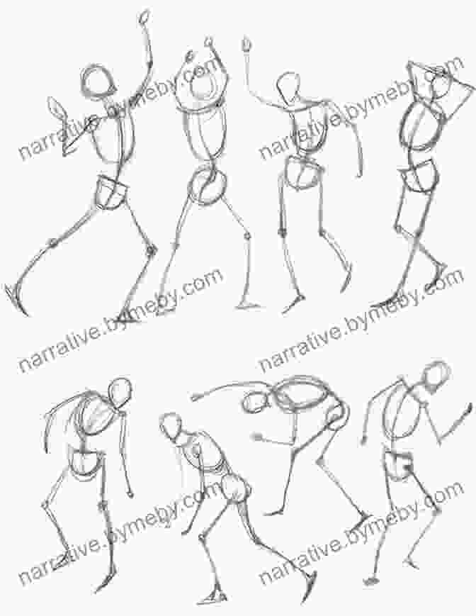 Examples Of Dynamic Poses And Movement In Human Figures Anatomy For Artists: The Complete Guide To Drawing The Human Body