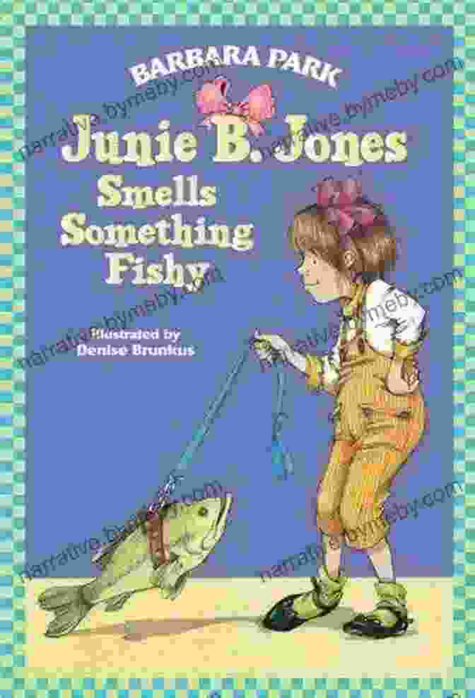 Illustration Of Junie B. Jones Sniffing A Fish Junie B Jones #12: Junie B Jones Smells Something Fishy