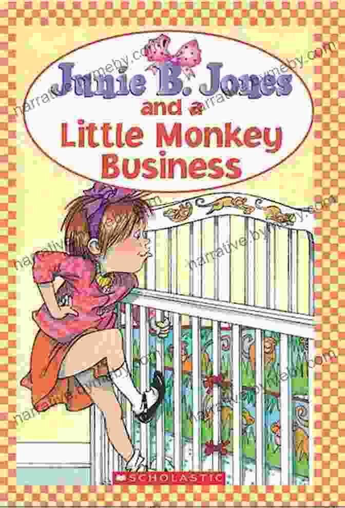 Junie Jones And Little Monkey Balancing On A Rocking Horse, Looking Mischievous Junie B Jones #2: Junie B Jones And A Little Monkey Business