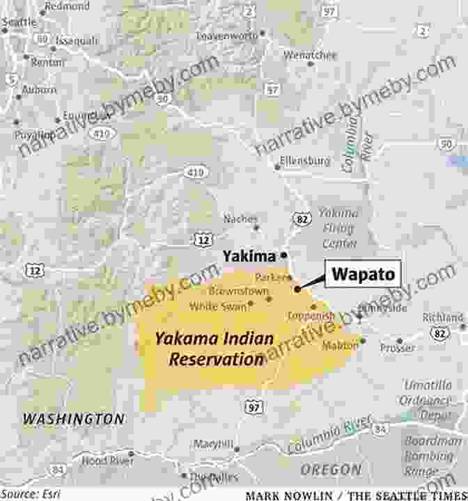 Map Of Yakama Indian Reservation Who Are The Yakama? Native American People Grade 4 Children S Geography Cultures