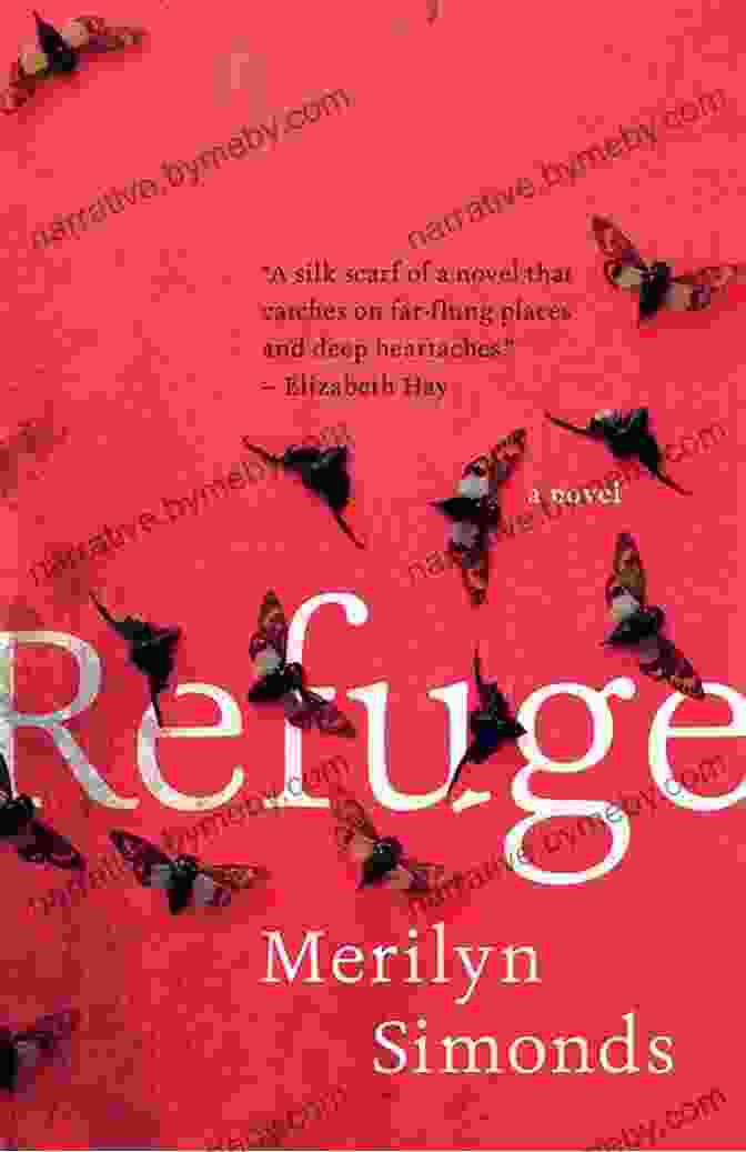 Mesmerizing Cover Of Refuge Novel, Featuring A Young Woman With Windswept Hair Against A Backdrop Of Tumultuous Waves And A Glimpse Of A Foreign Land Refuge: A Novel Dina Nayeri