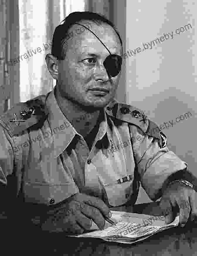 Moshe Dayan In His Early Military Career, Leading A Group Of Soldiers. Moshe Dayan Shabtai Teveth