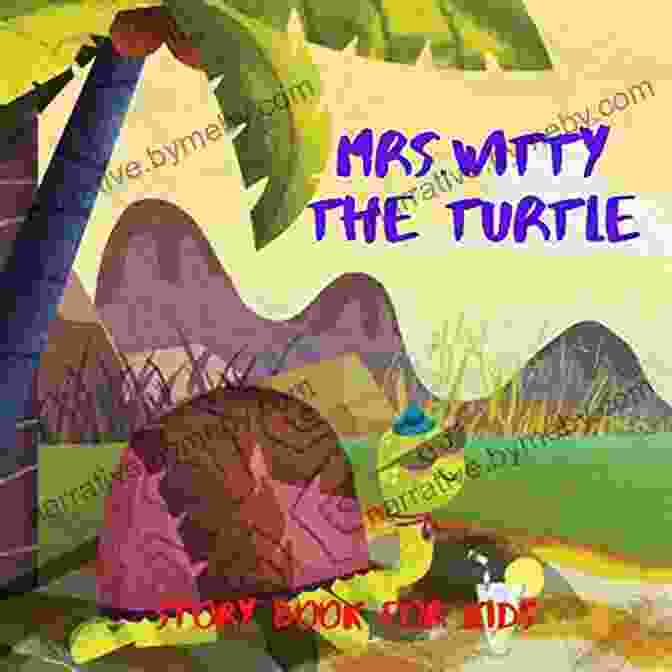 Mrs. Witty The Turtle Sitting On A Lily Pad, Surrounded By Woodland Creatures Mrs Witty The Turtle: Before Bed Children S Cute Story Ages Easy Reading Illustrations Adventure