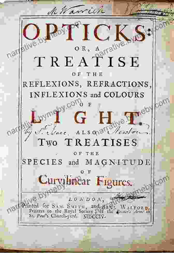 Page From Newton's Opticks The Newton Papers: The Strange And True Odyssey Of Isaac Newton S Manuscripts