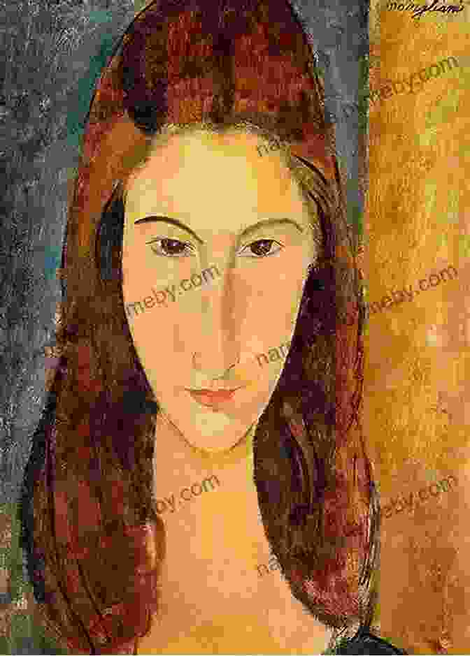 Portrait Of Jeanne Hebuterne, A Painting By Modigliani Depicting A Woman With A Long Neck And Haunting Eyes 287 Color Paintings Of Amedeo Modigliani Italian Modern Painter And Sculptor (July 12 1884 January 24 1920)