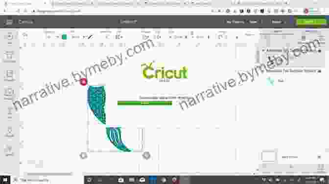 Screenshot Of Cricut Design Space Software Interface Cricut For Beginners: The Best 2024 Step By Step Guide For Cricut With Illustrated Examples And Project Ideas Plus Tips And Tricks To Decorate Your Spaces Objects And More