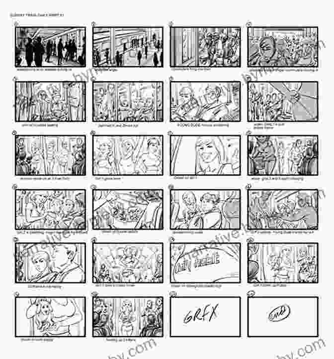 Script Outline And Storyboard Sketches For A Comic Book Narrative The Complete Guide To Drawing Comics: Learn The Secrets Of Great Comic Art