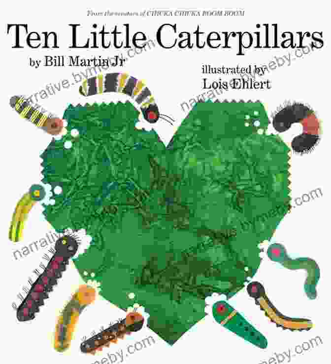 Ten Little Caterpillars Rhyme And Repetition Ten Little Caterpillars Bill Martin